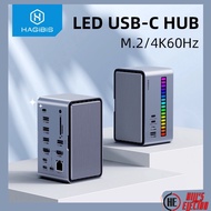 Hagibis 13 IN 1 DOCKING STATION USB C TO MULTI 4K HDMI DP FOR MAC