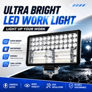 LED Squared Spotlight Foglight Car Work Light Super Brightness Lorry Boat Truck SUV 4x4