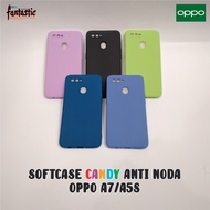 Softcase Silicone Case Candy Anti Stain Casing Oppo A7/A5S