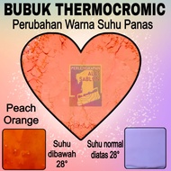 THERMOCROMIC PEACH ORANGE POWDER CHANGE COLOR TEMPERATURE 28 DEGREES 2GR
