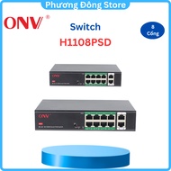 POE ONV Switch network Switch 8 ports + 2 Uplink for IP cameras