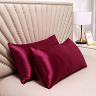 Solid Color Pillow Cover High Quality Rayon Pillow Case Cover Envelope Pillowcase 50x70 50x90 Cover