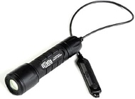Elzetta ZFL-M60-LF2A Tactical Weapon LED Flashlight with Flood Lens Low Profile Bezel, 2-Cell, Remot