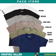 HIJAU HITAM PUTIH CODE N72B F36 Men's T-shirt AGREE Simple Men Outwear Boys All Color Black Gray Whi