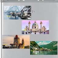 Austria Vienna Gift Souvenir Fridge Magnet Sheet 10 cm x 5 cm