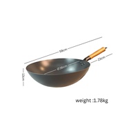 NITRIDING NON RUSTING Stir-Fry Wok/NON COATING WOK/NON STICK WOK/NON SEASONING WOK/DEEPENING ROUND W