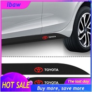 2pcs kereta pintu Side Sticker Side Skirt kereta Decal lencana untuk Toyota Corolla Yaris Rav4 Avens