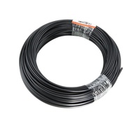 [HOT N] 50M/roll Solid Core Fiber Optic End Glow Inner Dia 2mm/3mm Optical Fiber Cable with Black PVC Jacket for DIY Optic Fiber light