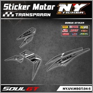 Stiker Transparan Mio Soul GT 115 - Stiker Striping Variasi Mio Soul