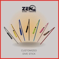 ZEN Aluminium Pointer Stick with Lanyard for Scuba Diving Diving Accessories