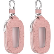 HARFINGTON Universal Premium Car Key Fob Case Genuine Leather Key Fob Protector Cover Smart Key Fob 