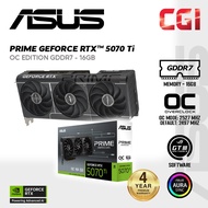 Asus Prime GeForce RTX5070Ti 016G OC Edition GDDR7 (PCIe® 5.0, 16GB GDDR7, HDMI®/DP 2.1, 2.5-slot)- 