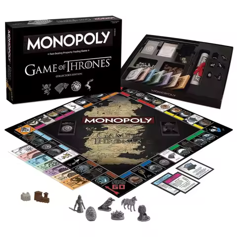 Winning Moves Games Board Game - Deluxe Game of Thrones Monopoly