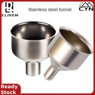 High Quality Stainless Steel Funnel, Large And Small Caliber, Portable Kitchen Essentials For Oil Tr