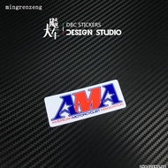 Ready Stock American Motorcycle Hand Association Helmet Sticker Motorcycle Sticker Waterproof Reflective Decal 02