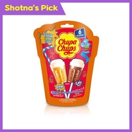 (Chupa Chups) 6 pieces Fizzy Lollipops 90g (Coke/Orange) Fizzy Drinks Candy