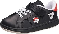 Pokemon P112 School Shoes, Kids, 7.5 inches (19.0 cm), 3E, Black, 13 US