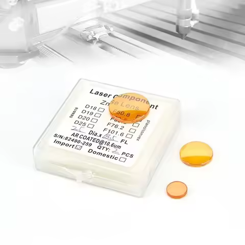 CVD CO2 Focus Lens Dia. 20/22/25/28mm Focal Length 38.1-190mm Suitable for 150-500W Laser Cutting an