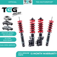 🔥BOLEH SERVICE🔥 Proton Wira/ Waja/ Gen2/ Persona TEG RACING Adjustable Suspension Set (SD) Hi Low Bo