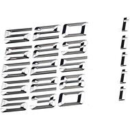 3D Chrome Letters 520i 520d 525i 525d 530i 530d 535i 535d Logo E60 E39 E34 F10 Trunk Emblem Sticker 