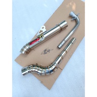 DAENG4 1set Canister BIG elbow 51mm open specs exhaust pipe for Wave 125 Xrm 110/125 Wave 100/110/11
