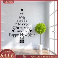 [Gedon] Christmas Wall Sticker Christmas Gift Xmas Decor Christmas Window Sticker