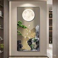 Good Meaning Luxury Entryway Decorative Painting Pair of Door Grand Wealth-Attracting Wall Art Hangi