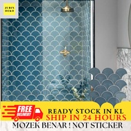 [MOZEK BENAR] FISHSCALE MOSAIC TILES/JUBIN DINDING/CERAMIC TILES/JUBIN CANTIK/JUBIN DAPUR/JUBIN BILI