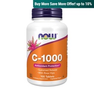 Now Foods, C-1000, Sustained Release With Rose Hips, 100 Tablets