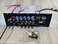 ชุดเพลทAPTX3 พ่วงคาราโอเกะ เดินระบบไฟ ไม่เอาแอมป์ วัดแบตดิจิตอล มีไฟled