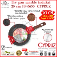 20cm induction frying pan / fry pan marble CYPRUZ FP-0630