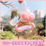 00 Three-in-One Cherry Blossom Laundry Gel Beads Fragrance Beads Clover Laundry Beads Laundry Liquid