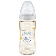 NUK - Premium Choice PPSU Bottle 300ml with Silicone Teat Size 1M - Ocean