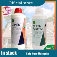 SONS21 Value Pack New House Cleaning Set  [Cement Remover & Multipurpose Cleaner] (1Litre)