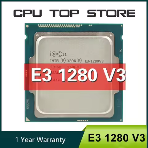 Intel Xeon E3 1280 V3 3.6GHz 4-Core CPU Processor LGA 1150
