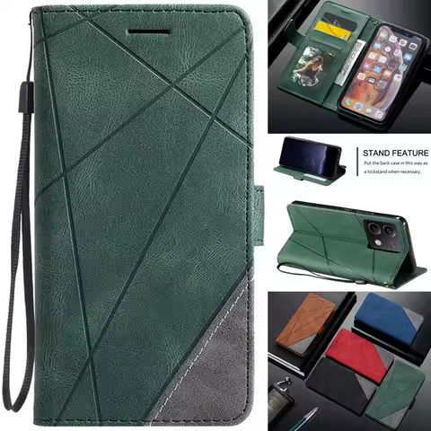 For Realme 6 RMX2001 6.5" Cases Fashion Solid Color Splicing Case For OPPO Realme 6 7 5 Pro 7i 5i 5s