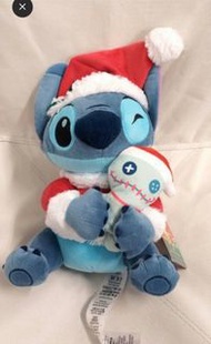 香港迪士尼樂園 史迪仔 史迪奇 Stitch 聖誕老人 小金 小甘 金仔 甘仔 Scrump Christmas Xmas 聖誕節 大公仔 毛公仔 全新正版有牌 聖誕禮物 Disneyland HKD