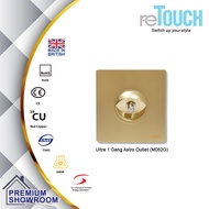 ReTouch Ultra 1 Gang Astro Outlet (M052G)