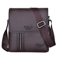 กระเป๋าสะพายข้าง กระเป๋าผู้ชาย กระเป๋าใส่ไปทำงาน  POLO ของแท้ 100% (ไซต์ใหญ่) ใส่ของใช้ส่วนตัวได้ (แนวตั้ง)