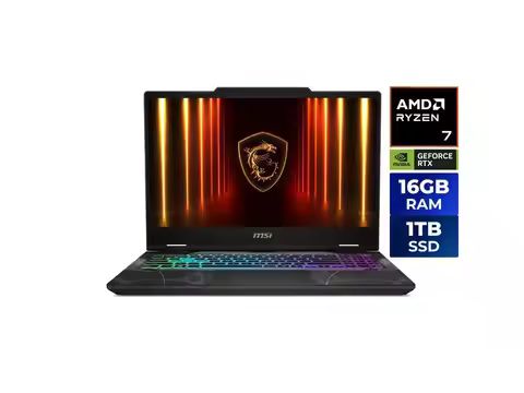 MSI Cyborg A15 15.6" 144hz FHD Gaming Laptop - AMD Ryzen 7 260 - GeForce RTX 5060 - 16GB DDR5 RAM - 