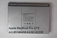 Apple MacBook Pro 17寸 A1189 MA458 A1261 A1229筆記本電池