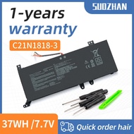 SUOZHAN 7.6V 37WH B21N1818 Laptop Battery For ASUS VivoBook 17 X712 X712FA X712FB B21N1818-2 C21N181
