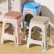 Extra Thick Adult Household Plastic Dining Table High Stool Simple Stool Cooked Rubber Living Room S