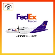 ATR 42-300F FedEx Airplane Assembly Paper Model - MohinhgiayVN