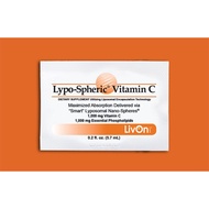 Loose Pack Vitamin C Lypo-Spheric 1000 mg LivOn Liposomal (RM8/sachet) No Box Exp 2022 Made in USA Lipo C Lypo C