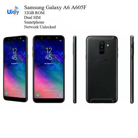 Samsung Galaxy A6 A605F | 5.6" HD+ Display | 32GB ROM Dual SIM | 4G Android Smartphone Network Unloc