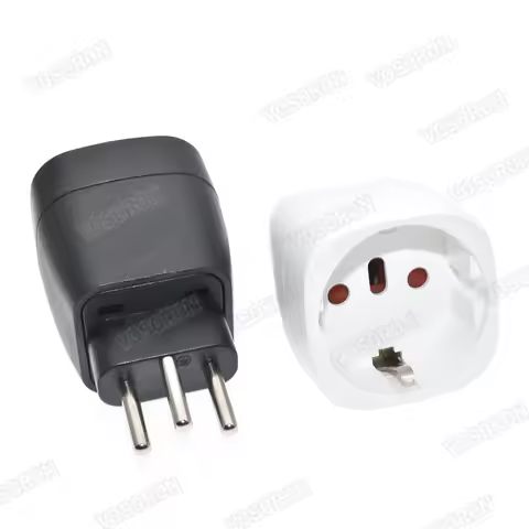 EU Germany to Switzerland Travel Plug, Switzerland Travel Adapter Schuko to Type J Socket Power Conv