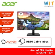ACER AOPEN 22CL1QE3 /25CL1QP6 /27CL1P6 MONITOR (21.5" /24.5" /27" FHD IPS /100-144Hz /1msTVR /VESA /