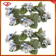 2Pcs Xmas Candle for Pillar Christmas Pillar Candle Wreath Table Centerpiece yuanjingyouzhang