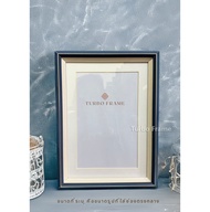 Turbo Frame กรอบรูป พร้อมเม้าท์ สำหรับใส่รูป ขนาด 4x6 5x7 6x8 8x10 A4 8x12 10x12 นิ้ว